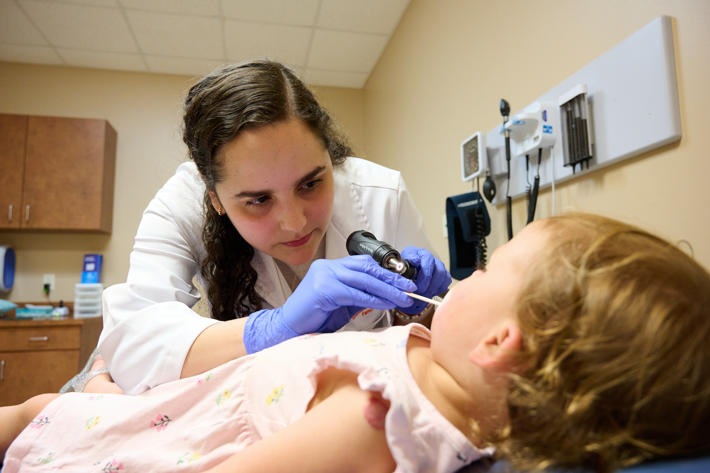 Pediatric patient with doctor in Conroe